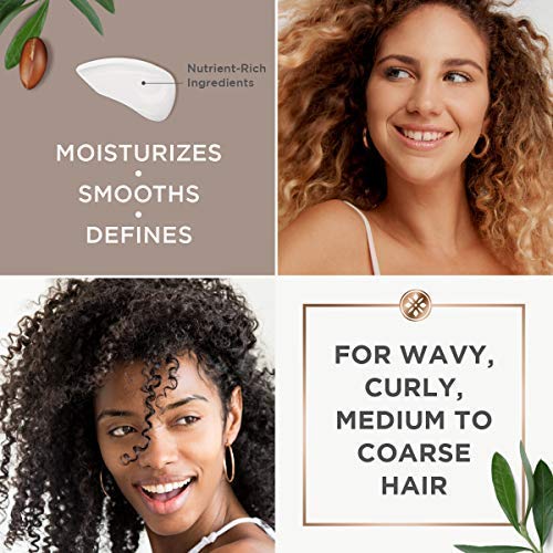 Argan Magic Curl Defining Cream & Hair Oil Set for Frizz Control & Shine