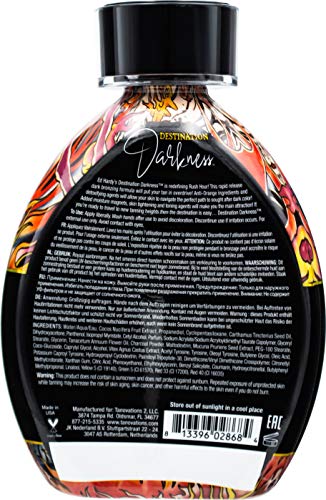 Ed Hardy Darkness One Hour Tanning Lotion with Anti-Orange Tech 13.5 oz