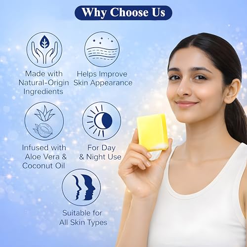 Satthwa Kojic Acid 1% Soap with Vitamin C | For Pigmentation, Tan and Dark Spots | Brightening Soap for Men and Women | Pack of 2 (3.5oz Each)