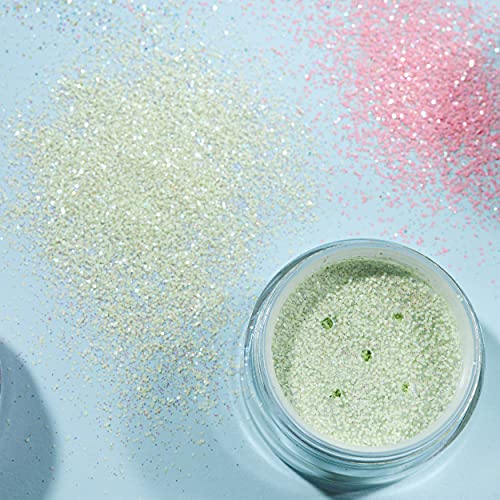 Pastel Glitter Shakers by Moon Glitter ? 100% Cosmetic Glitter for Face, Body, Nails, Hair and Lips - 0.10oz - Set of 6 colours