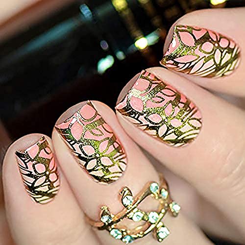 PUEEN Rocking Metallic Stamping Nail Polish Nail Art Color - Set of 12 Metallic Colors - 12ml each - BH001043