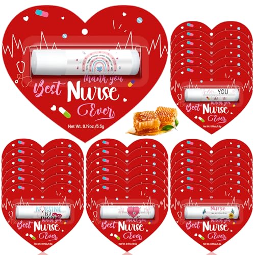Classic 15 Pack Nurses Appreciation Lip Balm Set - Honey Flavor, Nurse Week Gifts