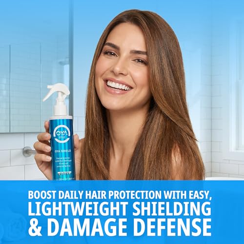 OYA Shield 8 Fl Oz Heat Protection Spray - Lightweight Thermal Shield for Hair