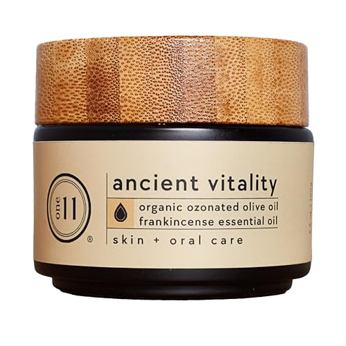 ONE11-Ozonated Olive Oil ?Pure, Natural, Organic Ozone Skincare for Face & Body ? Oxygenated Healing Lotion, Moisturizer & Beauty Oil