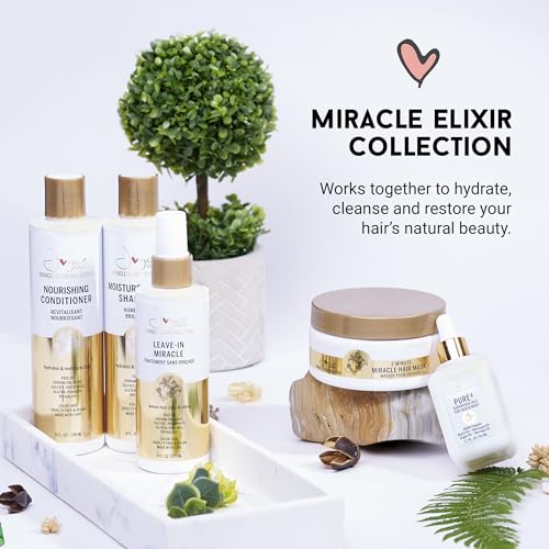 Joyce Giraud Miracle Elixir Moisture & Shine Shampoo 8oz - Hydrating, Color-Safe Hair Care