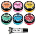 Iridescent Glitter Shakers by Moon Glitter ? 100% Cosmetic Glitter for Face, Body, Nails, Hair and Lips - 5g - Set of 6