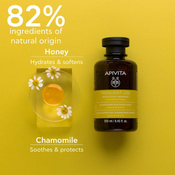 Gentle Hydrating Daily Shampoo with Chamomile & Honey - Silicone-Free