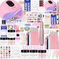 Major Dijit Acrylic Nail Kit Starter Set for Beginners - Clear, White, Nude