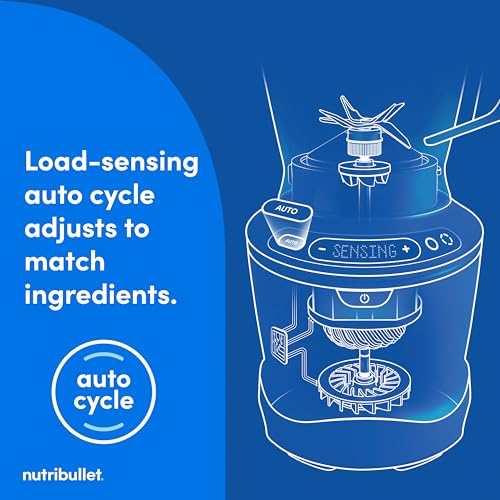 Nutribullet SmartSense 5-Speed Full-Size Blender 1400W Matte White