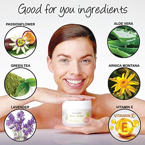Unscented Miracle Aloe Moisturizer 16oz - Face & Body Hydrating Lotion with Vitamin E - 2 Pack