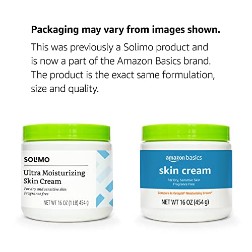 Amazon Basics Ultra Moisturizing Skin Cream 16oz Pack of 4 for Dry & Sensitive Skin