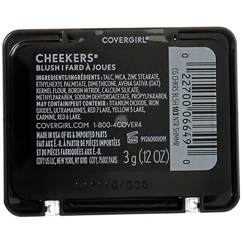 Cover Girl Cheekers 103 Natural Shimmer 0.12oz