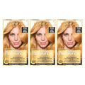 L'Oreal Superior Preference 9GR Light Reddish Blonde Hair Color Kit - Pack of 3