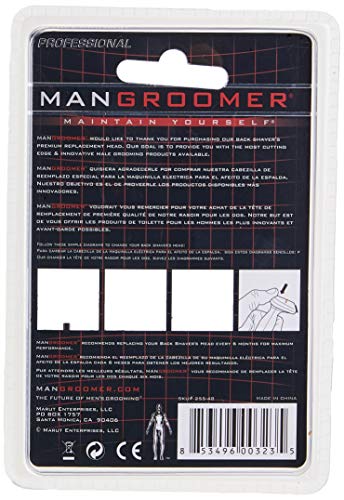 Professional Replacement Blade for Mangroomer - Black, 2 Pack