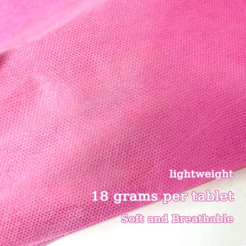 Pink Disposable Massage Table Sheets 31x71in Non-Woven Bed Cover for Spa & Salon