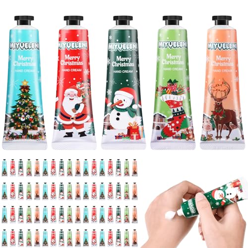 Christmas Hand Cream Gift Set - 100 Pcs Moisturizing Hand Lotions for Women, Mom, Girlfriend, Stocking Stuffers - Variation of THIS listing 100