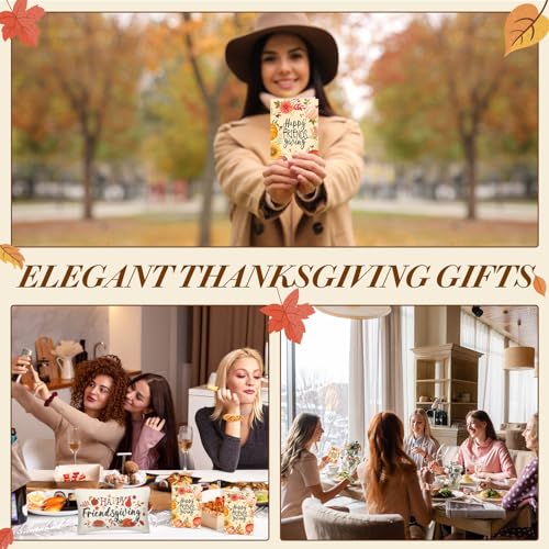 Friendsgiving Gift Set with Makeup Bags Socks Scrunchies - Variation 24