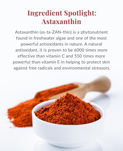DHC Astaxanthin Collagen Face Moisturizer - Brightening, Hydrating, Fast-Absorbing, All Skin Types