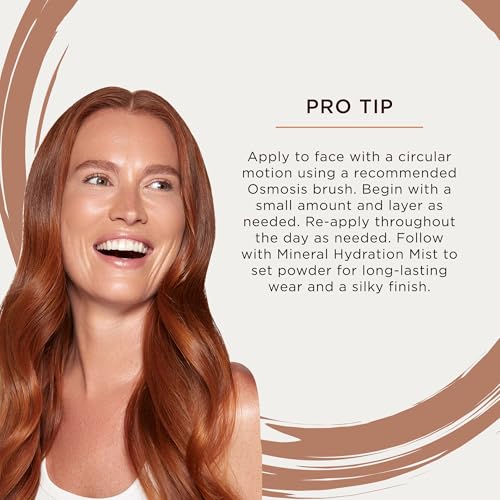 Osmosis Voila Finishing Loose Setting Powder Makeup, Oil Absorption Balanced with Hydration, Flawless Blurring Powder For All Skin Types