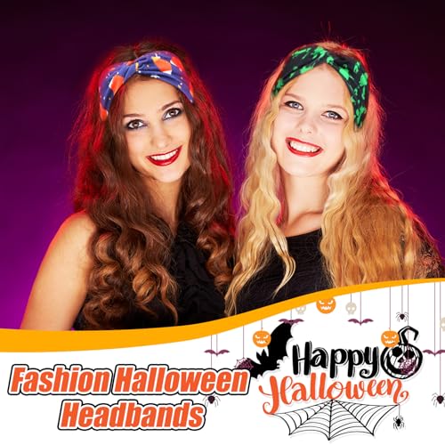 Halloween Holiday Headbands for Women Bulk 21 Pieces Fall Accessories