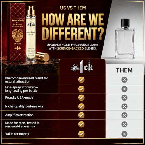 Avante-Garde Pheromone Cologne for Men – Long-Lasting Attraction Perfume 10mL