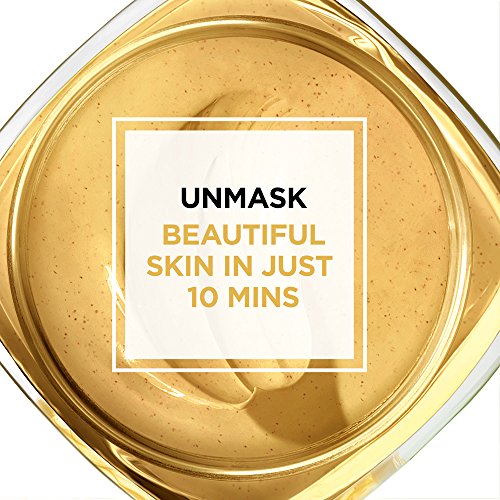 L'Oreal Paris Skincare Pure Clay Face Mask with Yuzu Lemon for Rough Skin to Clarify & Smooth, Clay Mask, at home face mask, 1.7 oz.