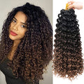 GoGo Curl Crochet Water Wave Hair 18 Inch - Ombre 7 Packs 1B/4/30