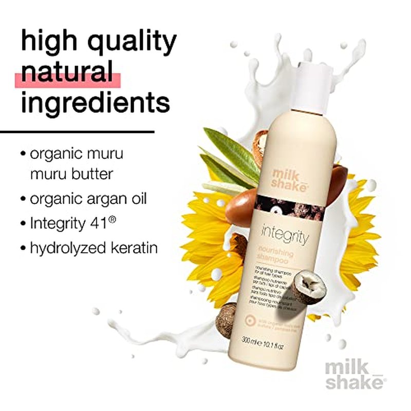milk_shake Integrity Nourishing Shampoo - Anti Frizz Shampoo With Muru Muru Butter - Paraben And Sulfate Free