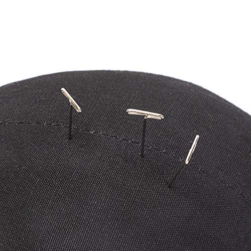 20-24 Inch Canvas Cork Wig Head Mannequin for Wig Making & Styling - Black, 22 Inch Variation