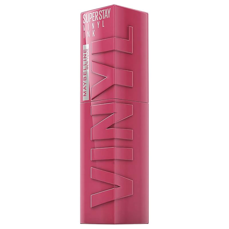 Maybelline Super Stay Vinyl Ink Liquid Lipcolor Duo – Berry Burgundy & Rose Mauve Nude (0.14 fl oz each)