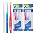 Adult Soft Toothbrush 6 Pack with Round Head & All-Around Clean - Assorted Colors