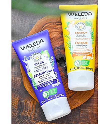 Weleda Aroma Essentials Body Wash Collection - Energy, Pamper & Relax, 6.8 fl oz each