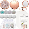 Christian Graduation Gifts for Women - Sister in Christ Compact Mirror Set (Multicolor, 10 Pack)