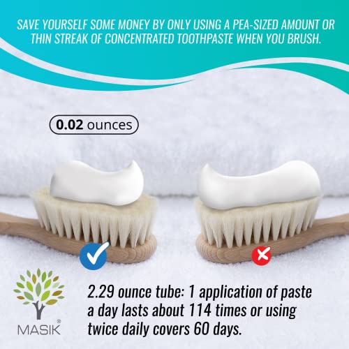 Natural Sensitive Toothpaste with Dead Sea Salt - SLS-Free, Fluoride-Free, Pack of 3
