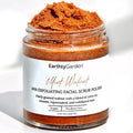 Earthly Garden Mint Walnut Exfoliating Face Scrub with AHA ? Natural Microdermabrasion & Deep Pore Cleanser for Blackheads, Acne Scars & Glowing Skin ? 2 oz