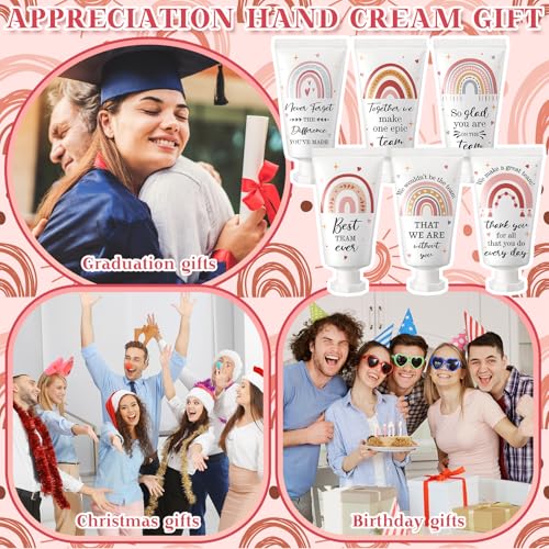 36 Pack Employee Appreciation Team Gifts Bulk Travel Size Hand Cream Inspirational Thank You Gifts Small Hand Lotions for Women Mothers Day Crna Nurse Teacher Employees Coworkers Staff