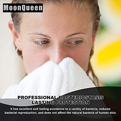 Microfiber Face Towels 30 Pack - Ultra Soft Makeup Remover Cloths White-Grey, 12x12 Inch