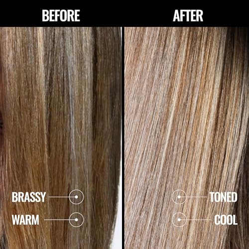 Pravana The Perfect Blonde Purple Toning Masque Treatment | Neutralizes Brassy, Yellow Tones | For Color Treated Hair | Chromasilk Enhances Shine & Protection | Vegan | Paraben & Sulfate Free