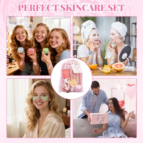 90PCS Spa Party Supplies Set for Girls with Masks, Tattoos & Favors - Variation of THIS listing