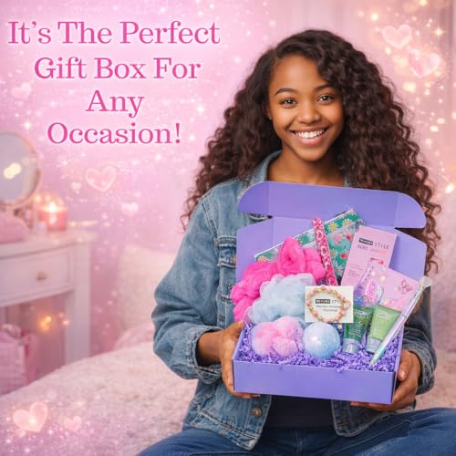 Teen Girl Gift Set, Valentine¡¯s Beauty Care Package for Tweens, Preteen Daughter Glam Kit, Get Well Box for Niece, Granddaughter, Birthday or Graduation Bundle Stuff