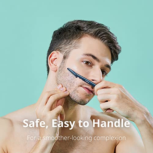 DORCO Line-Up Razor for Men - Ultimate Grooming Tool for Mustache & Beard (2 Pack)