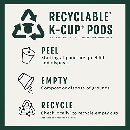 Starbucks Breakfast Blend K-Cup Coffee Pods - 24 Count (Pack of 4) - Medium Roast, Hot or Iced Coffee