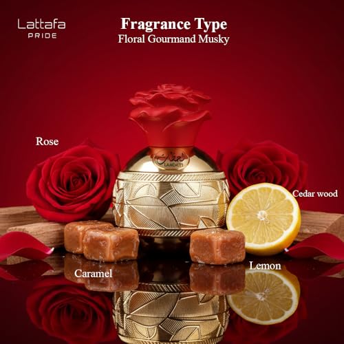 Lattafa Lahdath Unisex Eau de Parfum Spray 2.7 Fl Oz Wood & Spicy Variation