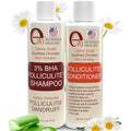 Folliculitis Treatment Shampoo & Conditioner Set with 3% BHA, Salicylic Acid, Aloe Vera & Tea Tree Oil - Anti-Itch Hair Care for Men & Women, 8 fl oz