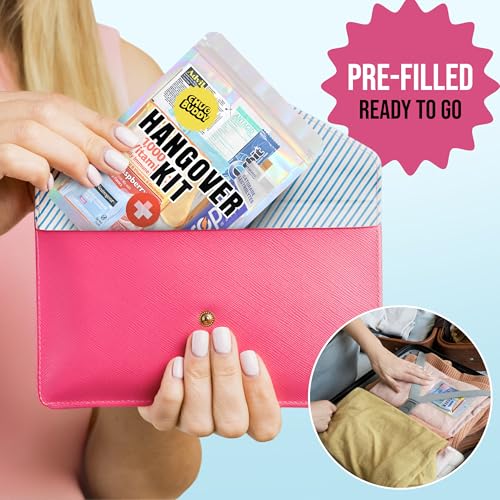 Chug Buddy 10 Premium Hangover Kits for Bachelorette Parties & Events - Pre-Filled Party Favors