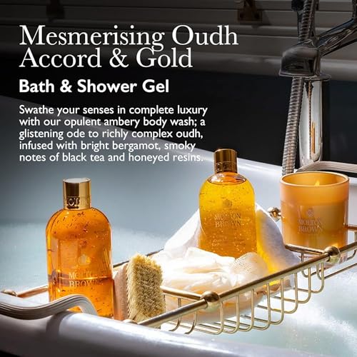 Molton Brown Mesmerising Oudh Accord & Gold Body Wash - New Bath & Shower Gel