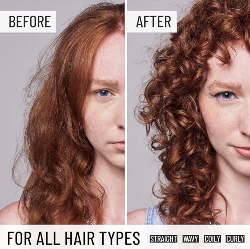 Moisturizing Hair Balm for Curly & Wavy Hair - 4 oz Air-Dry Lotion with Primrose & Sunflower Oil - Leave-In Conditioner & Curl Styler - Variation of THIS listing