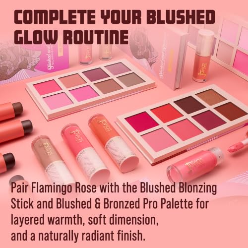 Juvia's Place Blushed Liquid Tint Peaches N' Cream - Lightweight Dewy Blush with Vitamin E