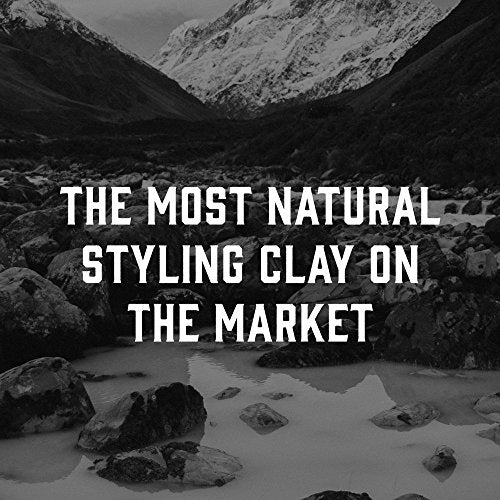 Medium Hold Hair Clay Pomade 2.29oz - Matte Finish, Smoky Earth Scent, All Hair Types