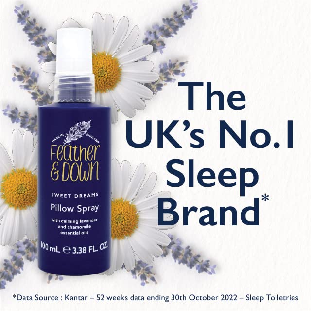 Lavender and Chamomile Pillow Spray & Roll-On Gift Set - Calming, Vegan, Cruelty-Free